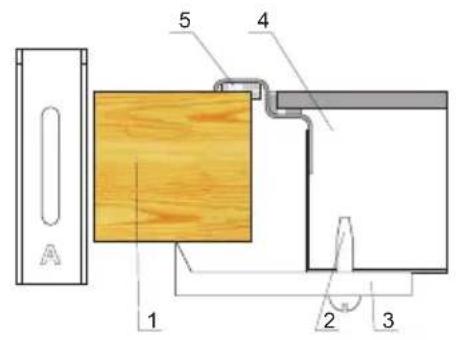 AMICA EHC 12713 E - Installing the hob in worktop opening - 1