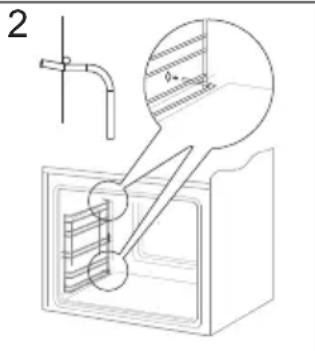 AMICA EHC 12713 E - Vervanging van de halogeenlamp van de ovenverlichting - 3