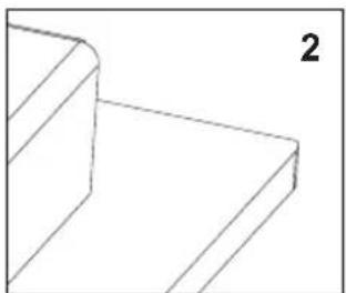 AMICA EHC 12713 E - Aanbrengen van de pakking - 2