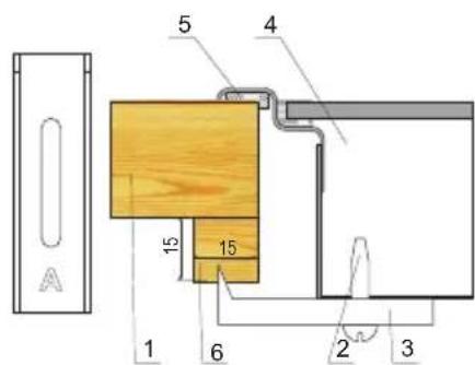 AMICA EHC 12713 E - Montage de la plaque dans le dessus du meuble - 2