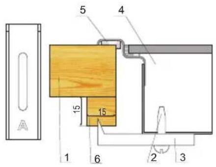 AMICA EHC 12713 E - Installing the hob in worktop opening - 2