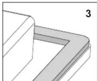 AMICA EHC 12713 E - Montage du joint - 3