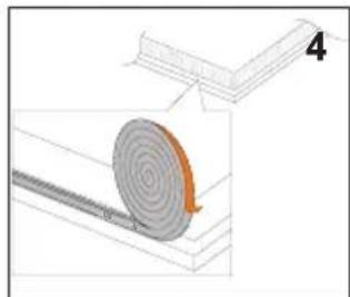 AMICA EHC 12713 E - Aanbrengen van de pakking - 4