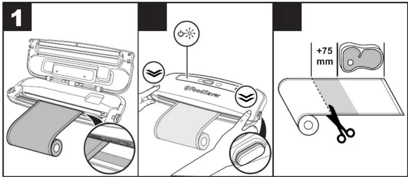 FOODSAVER FFS003X - Oppbevaring - 2