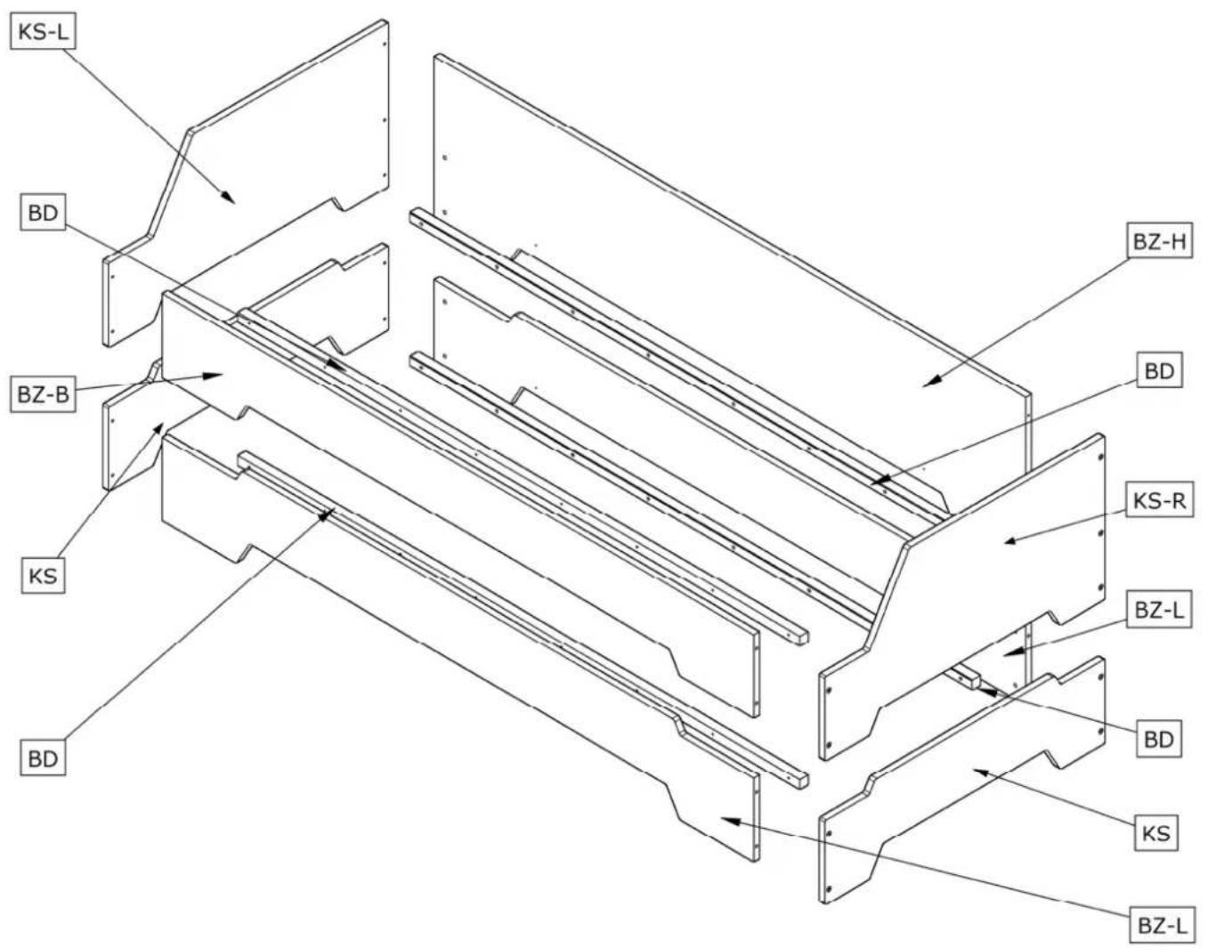 Wehkamp Cargo Duo - CARGO DUO BED - 1
