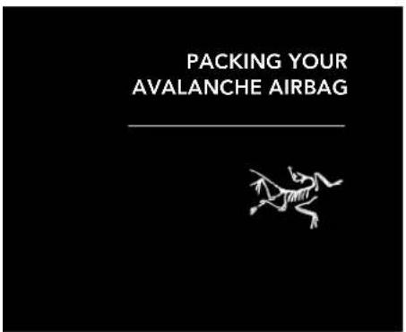Arc'teryx Voltair 19568 - DURING YOUR TEST DEPLOYMENT MAKE SURE THE FOLLOWING ITEMS DO OCCUR: - 1