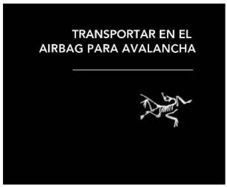 Arc'teryx Voltair 19568 - DURANTE EL DESPLIEGUE DE PRUEBA, ASEGURESE DE QUE SUCEDE LO SIGUIENTE: - 1