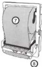 Lotus EnMotion Recessed - INSTALLATION DE NOUVEAUX ROULEAUX (voir étapes 5 - 8) - 3