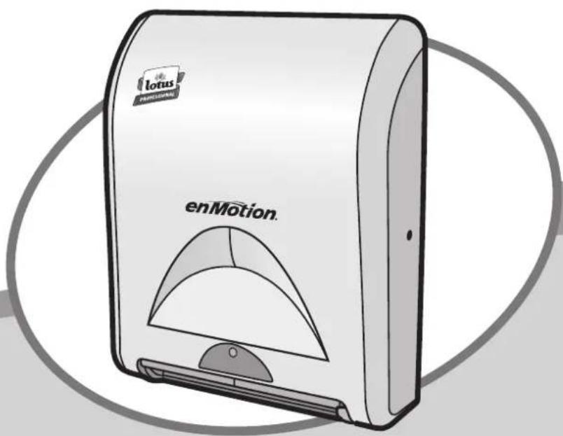Lotus EnMotion Recessed - enMotion® Recessed Automated Stainless Steel Dispenser Instructions Manual - 1