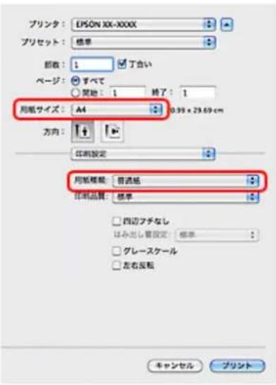 EPSON PX1004 - 印刷デーと用紙に合った適切の印刷設定 - 2