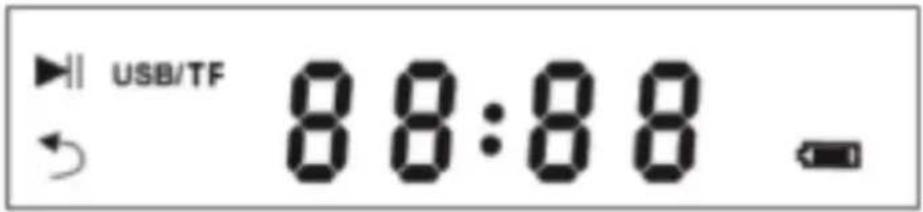 iDance Party Box BLASTER 10 - Beschrijving van de LED-display - 1