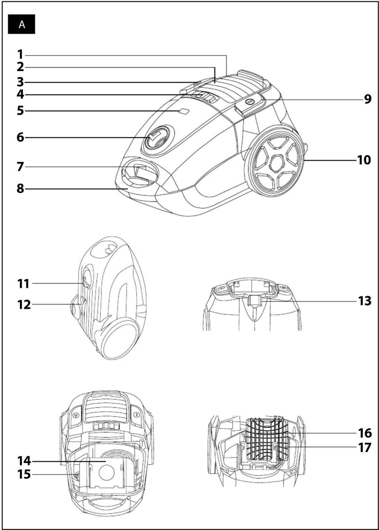 SENCOR SVC 6000BK - VEUILLEZ LES LIRE ATTENTIVEMENT ET LES CONSERVER POUR UNE UTILISATION FUTURE. - 1