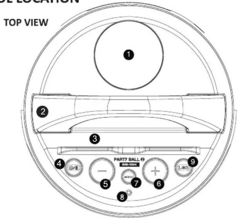 iDance Party Ball 2 BB10K - FEATURES - 1