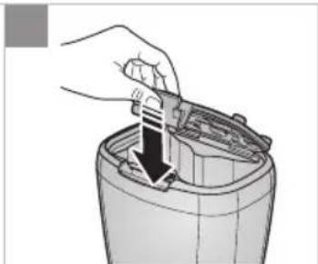 SAMSUNG SR8848 - De batterijenplaatsen - 3
