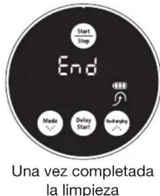 SAMSUNG SR8848 - Acerca de la funciona de reanudar la limpieza - 1