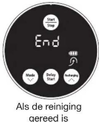 SAMSUNG SR8848 - De functie Reiniging hervatten - 1