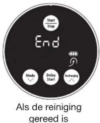SAMSUNG SR8848 - De functie Reiniging hervatten - 2
