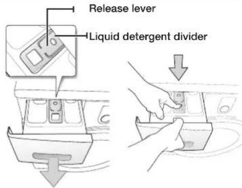 SAMSUNG WF1602NHWGYLE - CLEANING THE DETERGENT DRAWER AND DRAWER RECESS - 1