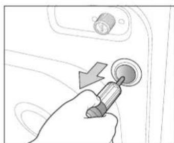 SAMSUNG WF1602NHWGYLE - Transportesanas skruvju nonemssana - 2