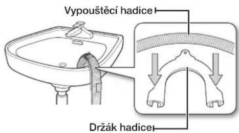 SAMSUNG WF1602NHWGYLE - Připojení vypoustěcí hadice - 1