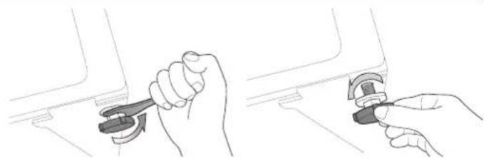 SAMSUNG WF1602NHWGYLE - HAPI 3 Rregullimi i kembëve të nivelimit - 2
