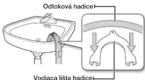 SAMSUNG WF1602NHWGYLE - Pripojenie odtokovej hadice - 1