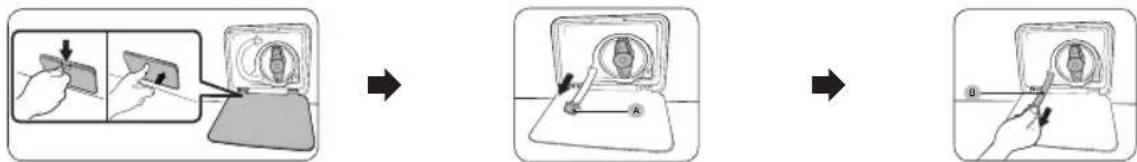 SAMSUNG WD80J5A10AW - Escoamento de emergência - 1