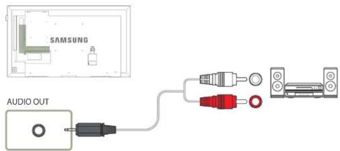 SAMSUNG AUDIO OUT