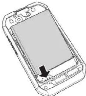 CAT B15Q - Installation de la batterie - 1