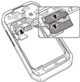 CAT B15Q - Installation de la ou des cartes SIM - 1