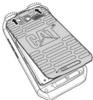 CAT B15Q - Remise en place du capot arrière - 2