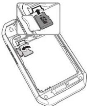 CAT B15Q - Installation de la carte mémoire - 1