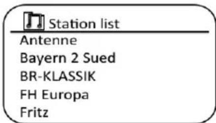 PerfectPro Worktube - Selecting a DAB radio station - 3