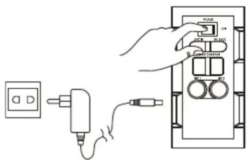 DENVER TSP203 - ANSCHLUSS AN DIE STROMVERSORGUNG - 1