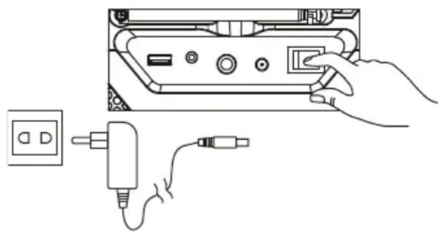 DENVER TSP203 - PODŁ CZENIE ZASILANIA - 2