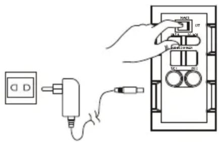 DENVER TSP203 - BRANCHEMENT DE L'ALIMENTATION - 1