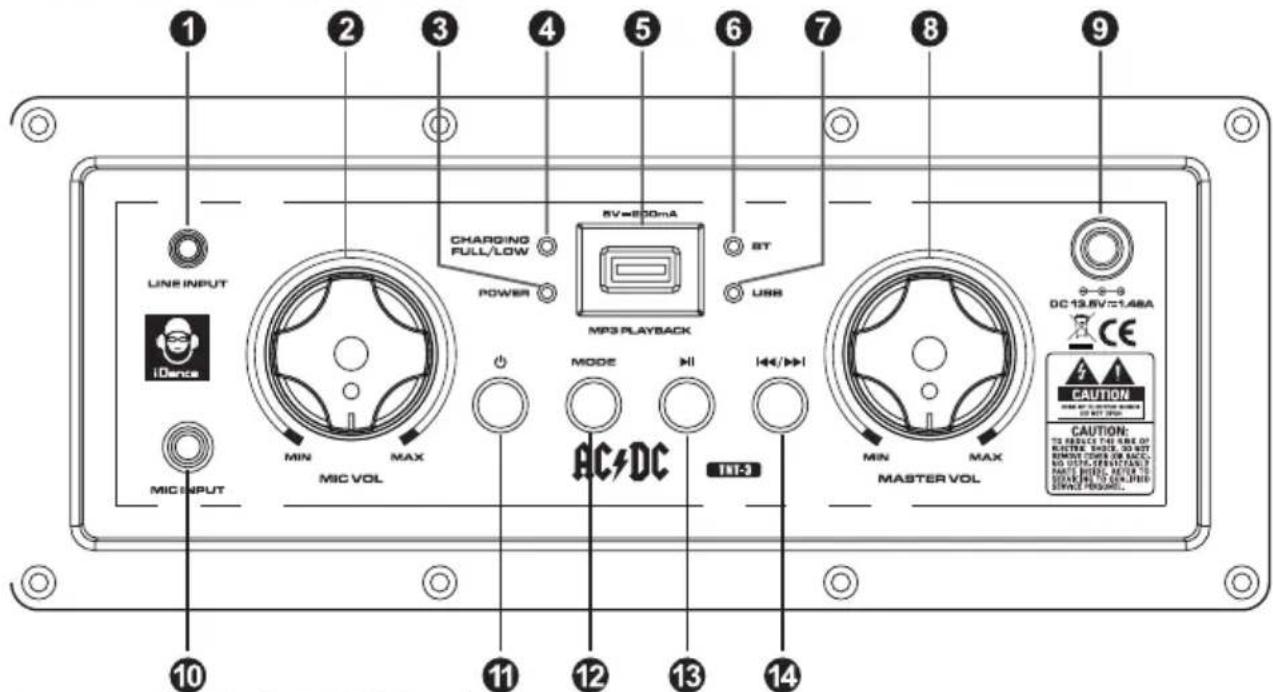 iDance TNT3 - CARACTÉRISTIQUES - 1