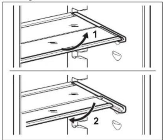 AEG RCB93734KX - Uso de un estante plegable - 1