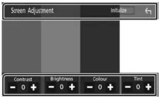KENWOOD DMX7018BTS - Configuration d'écran du moniteur - 1