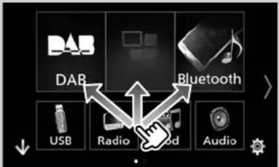 KENWOOD DMX7018BTS - Customize Short-cut buttons on HOME screen - 1