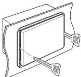 KENWOOD DMX7018BTS - Removing the unit - 2