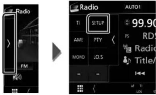 KENWOOD DMX7018BTS - Configuration radio - 1