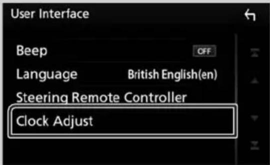 KENWOOD DMX7018BTS - Calendar/clock settings - 3