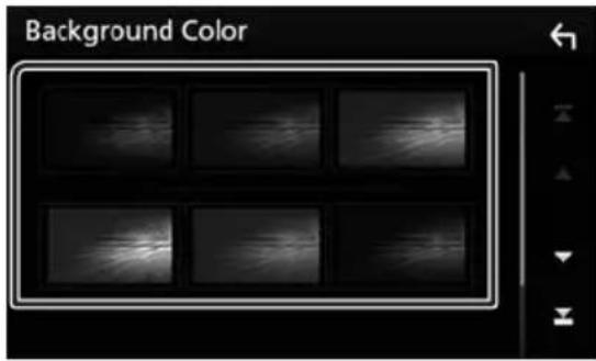 KENWOOD DMX7018BTS - Changez l'image ou la couleur en arrête-plan - 2