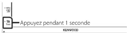 KENWOOD DMX7018BTS - Utilisation de la commande de - 1