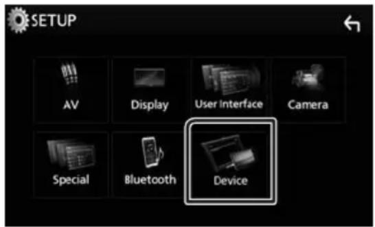 KENWOOD DMX7018BTS - Select a Device Mode - 1