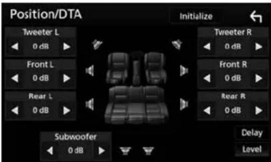 KENWOOD DMX7018BTS - Position DTA control - 2