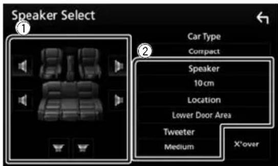 KENWOOD DMX7018BTS - Speaker/ X'over setup - 3