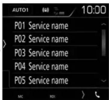 KENWOOD DMX7018BTS - Storing Service in Preset Memory - 2