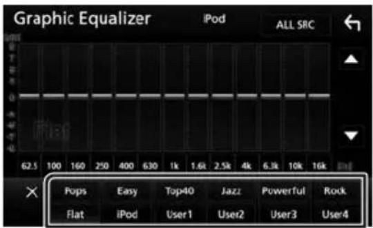KENWOOD DMX7018BTS - Recall the EQ curve - 1